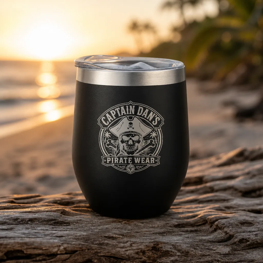 Pirate Wine Tumbler